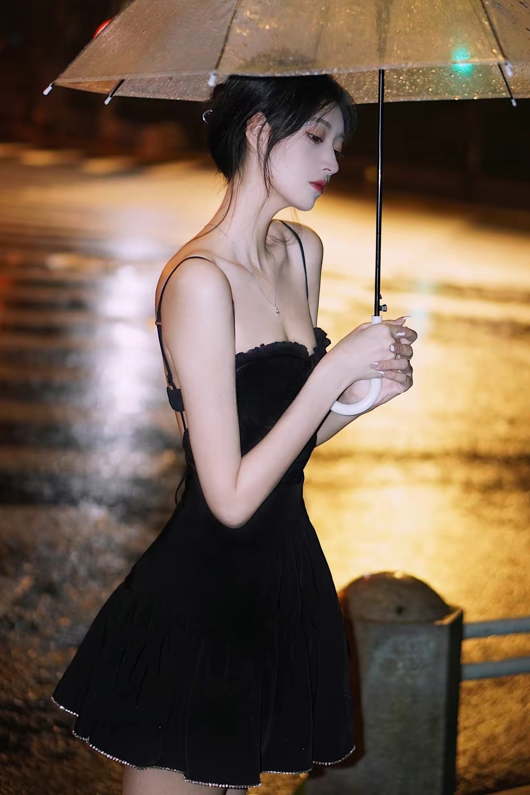 夜景美女人像写真插图5